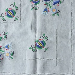 Nappe brodée main Artisanat polonais