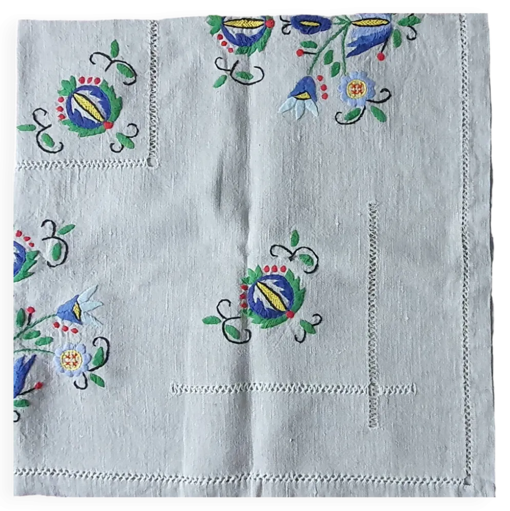 Nappe brodée main Artisanat polonais