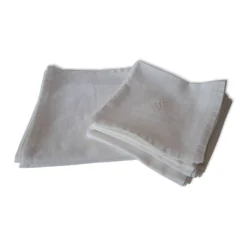 Nappe damasé et serviettes