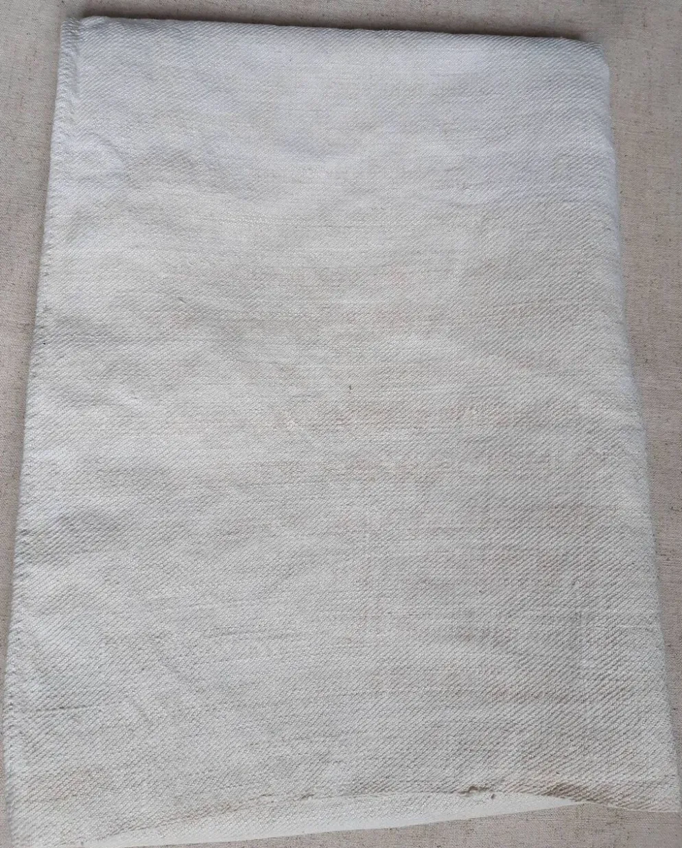 nappe de campagne rustique en chanvre