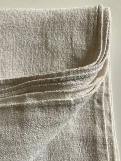 Nappe de ferme en grosse toile de lin rustique 225cm