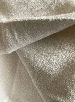 Nappe de ferme en grosse toile de lin rustique 225cm