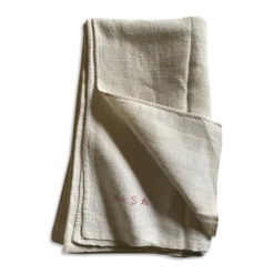Nappe de ferme en grosse toile de lin rustique 225cm