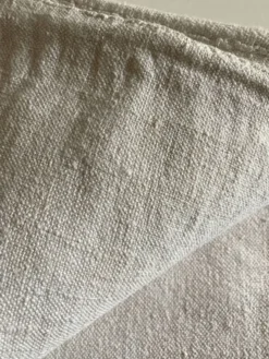Nappe de ferme en grosse toile de lin rustique 225cm