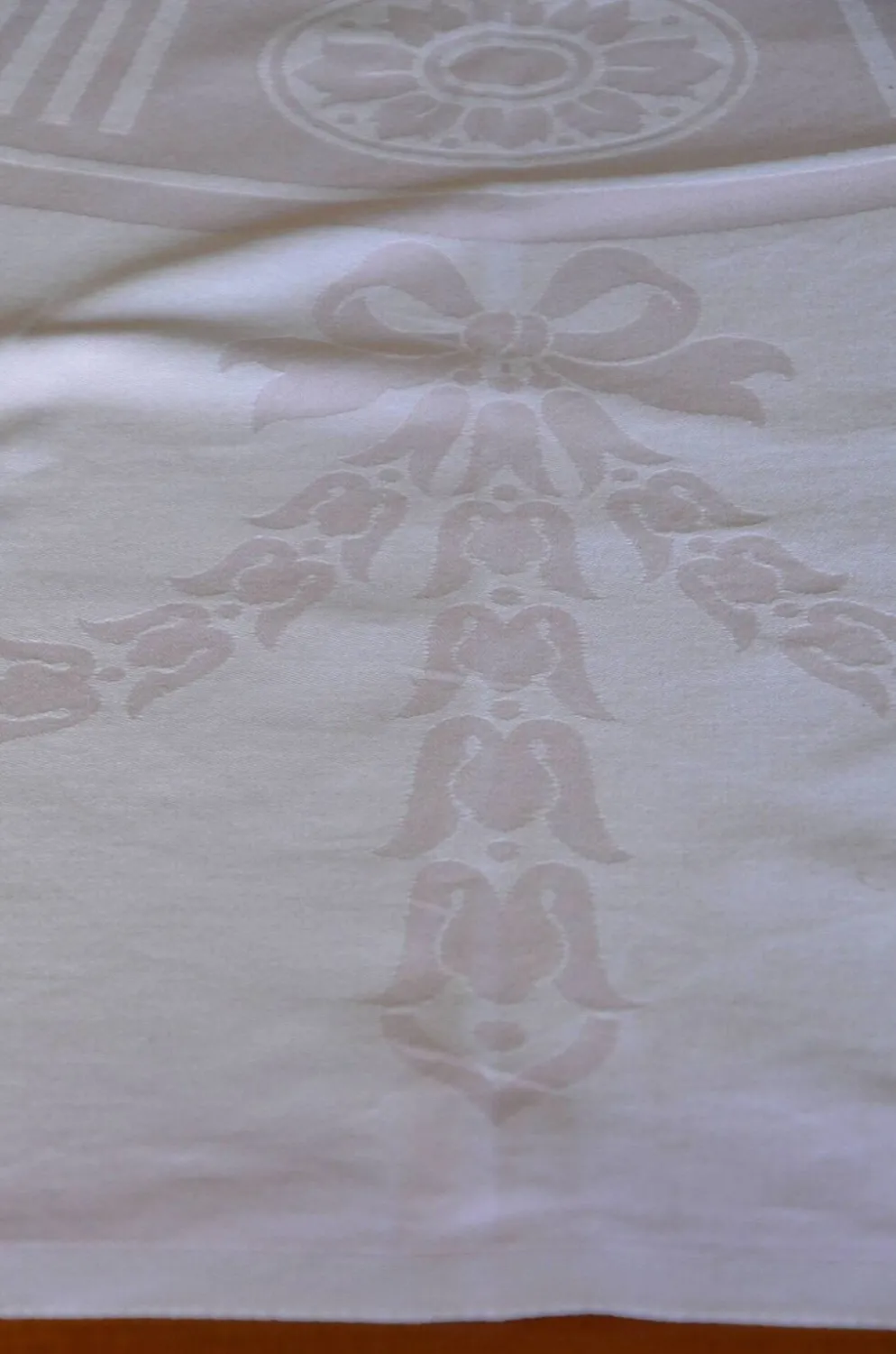 Nappe en coton rose poudré