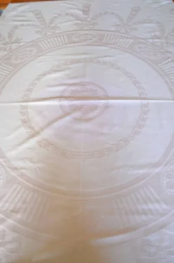 Nappe en coton rose poudré
