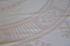 Nappe en coton rose poudré