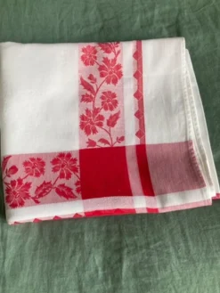 Nappe en damassé vintage