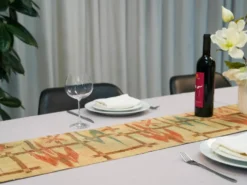 Nappe en lin tissée à la main