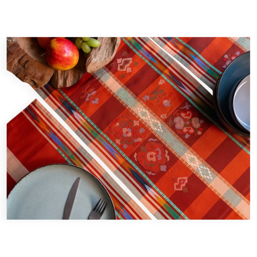 Nappe en soie Global Tapestry