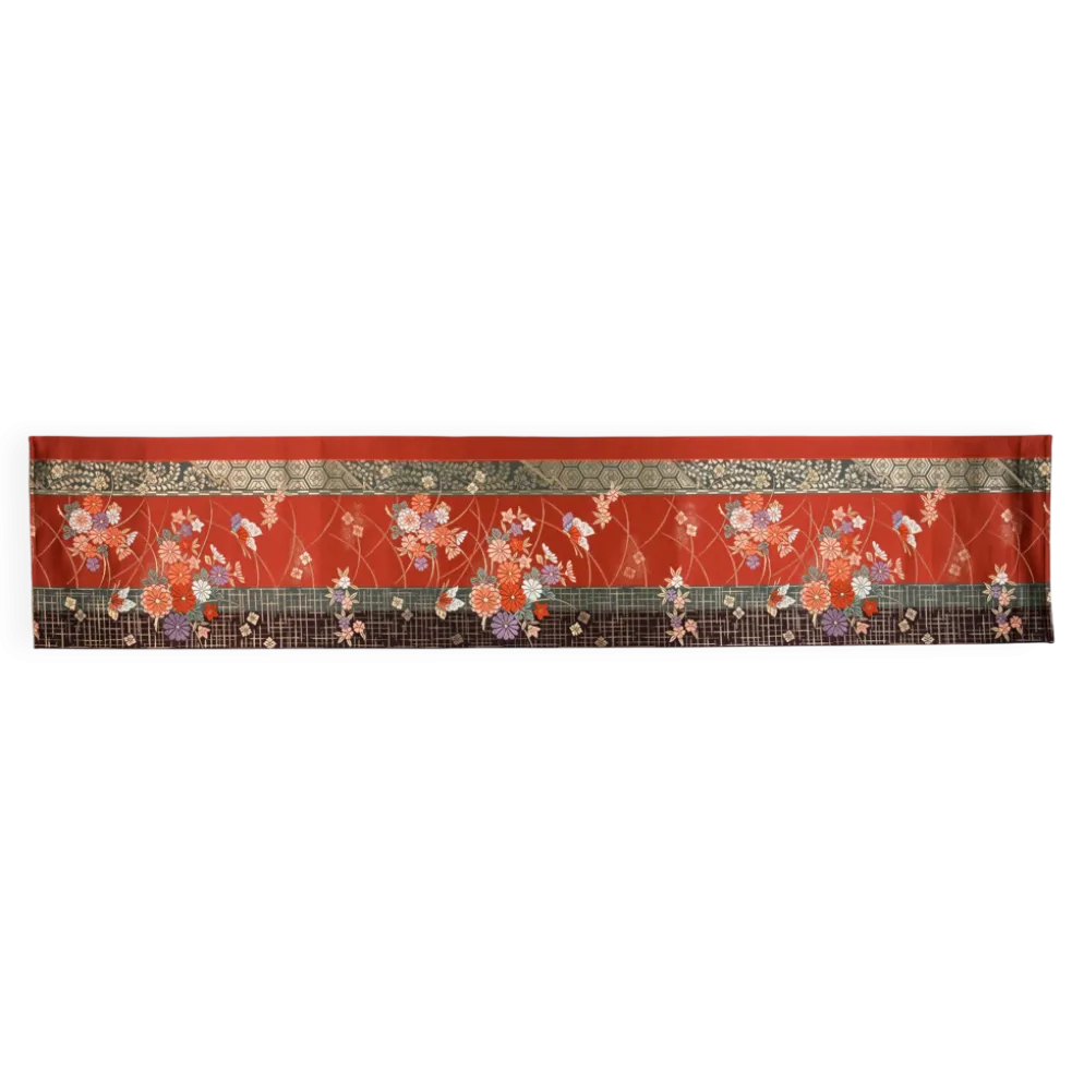 Nappe en soie japonaise du jardin impérial