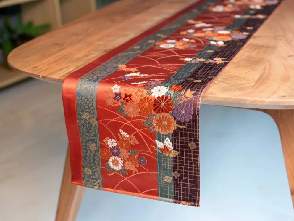 Nappe en soie japonaise du jardin impérial
