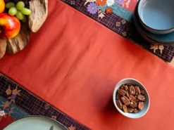 Nappe en soie japonaise du jardin impérial