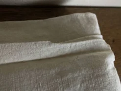 Nappe en toile fil de lin 19e L2,60m