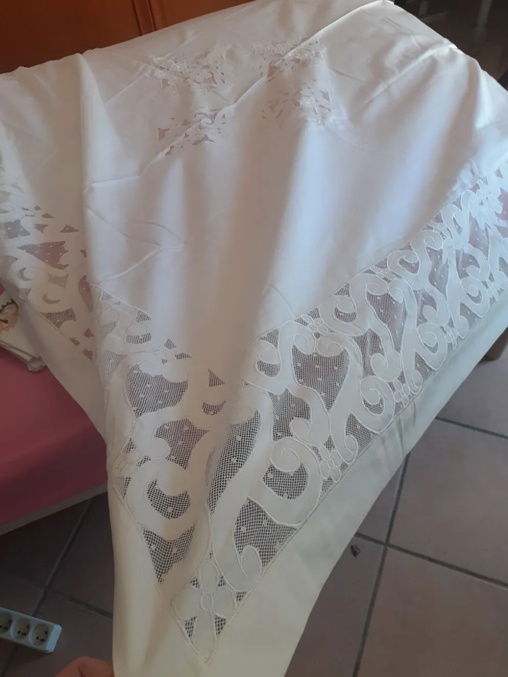 Nappe et serviettes houles