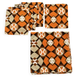 Nappe et serviettes seventies