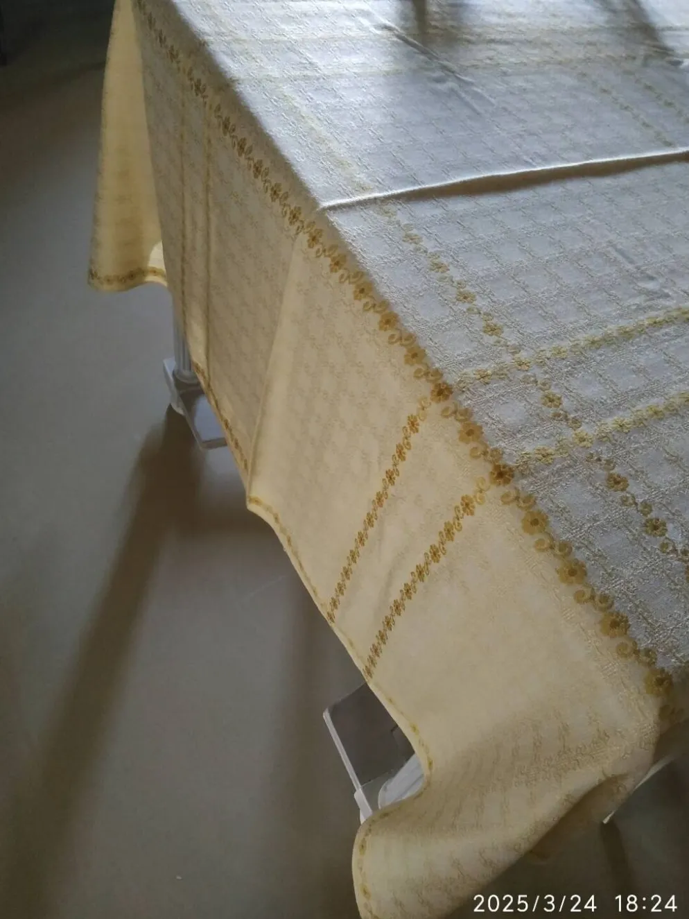 Nappe et serviettes vintage