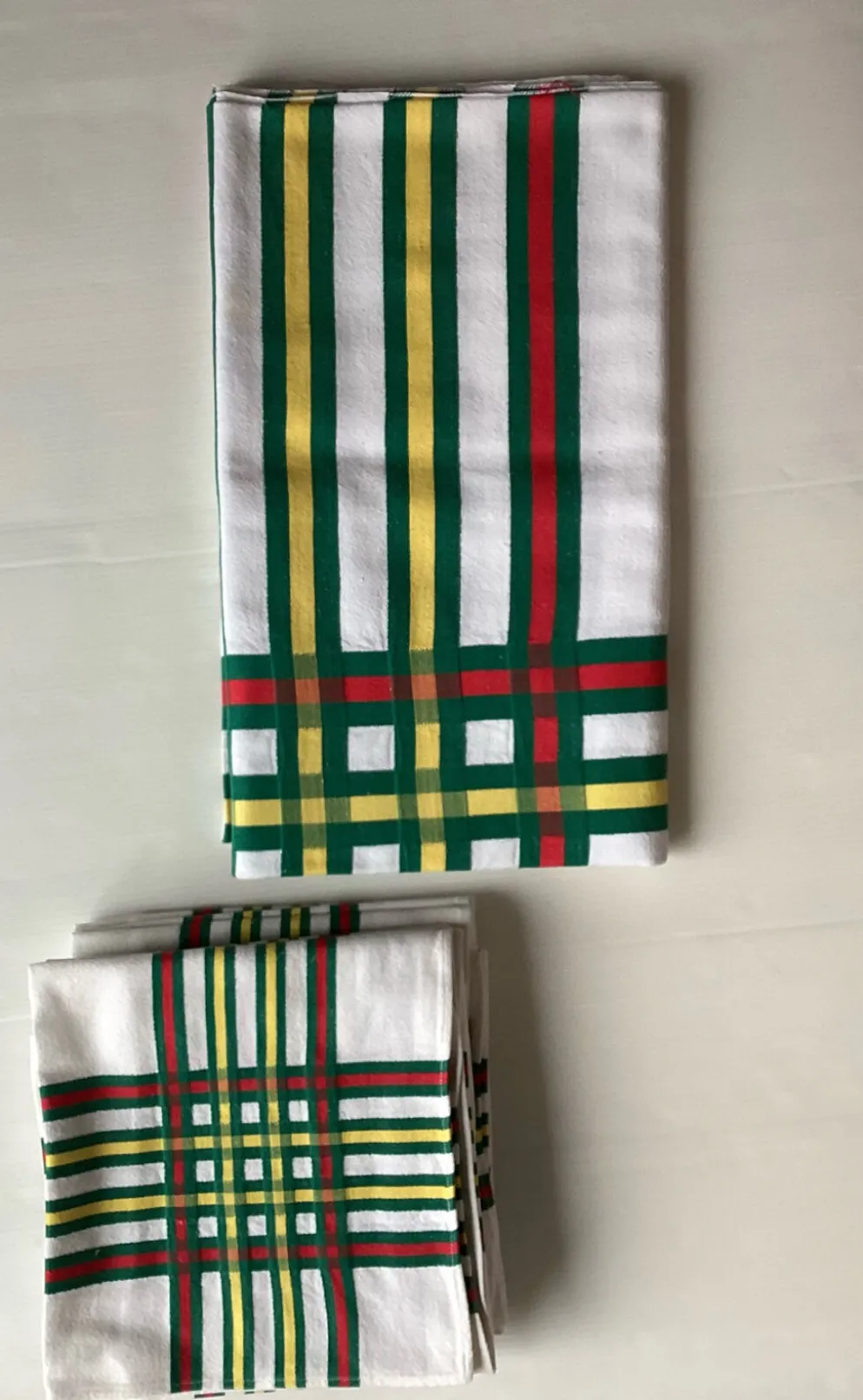 Nappe et 6 serviettes - vintage
