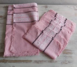 Nappe et six serviettes