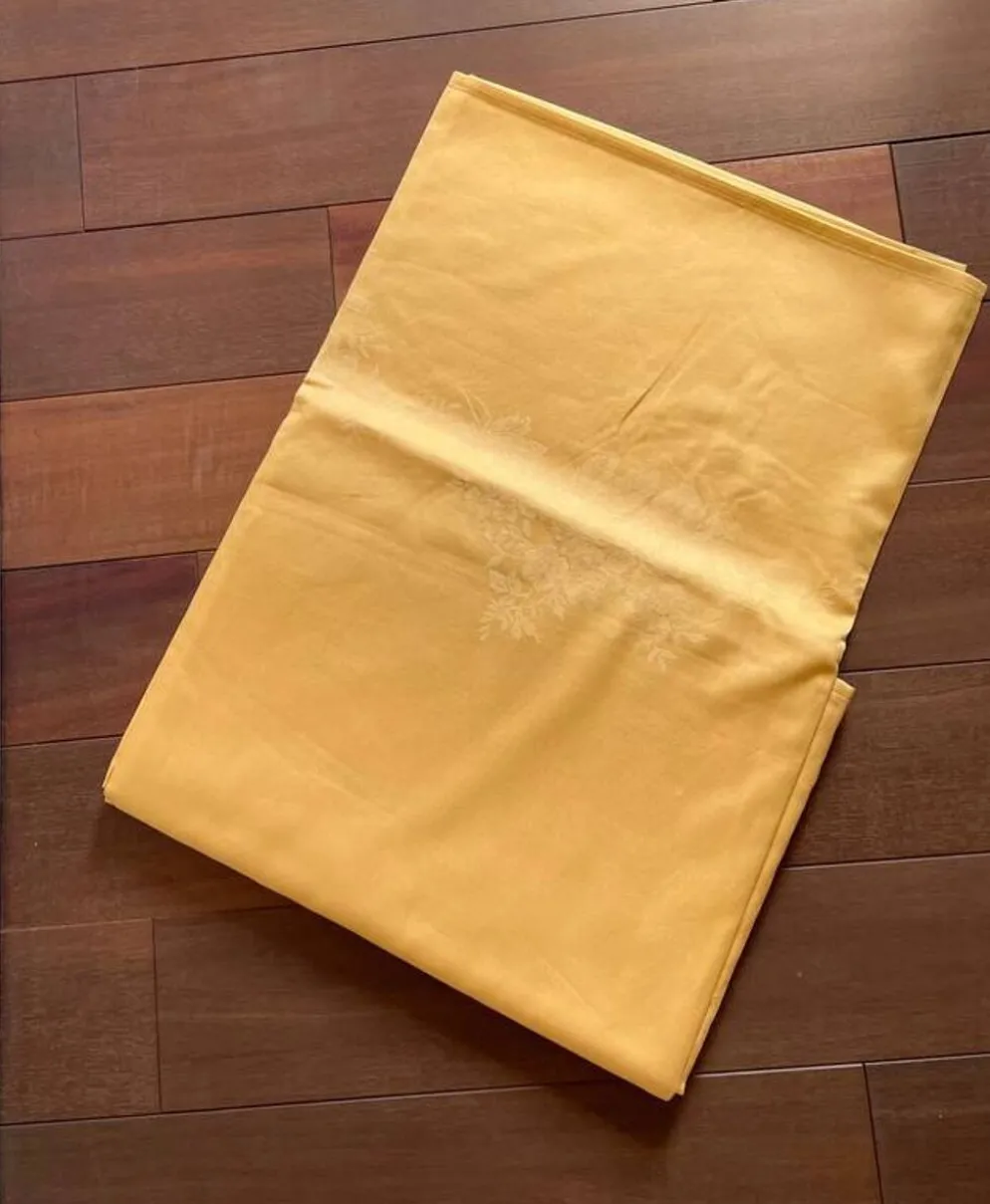 Nappe Frette neuve Carrée 240x240 cm Jaune