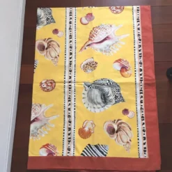 Nappe Les Coquillages Grey Watkins 140x190 cm Coton