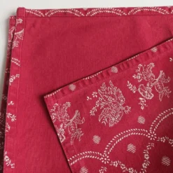 Nappe métis lin coton purs vintage