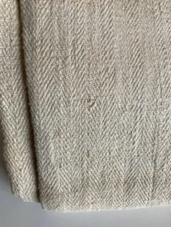 Nappe 5 mètres en toile de chanvre 19e