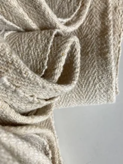 Nappe 5 mètres en toile de chanvre 19e
