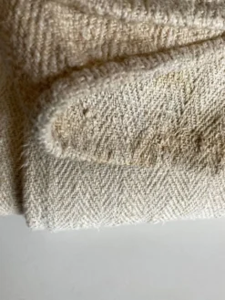 Nappe 5 mètres en toile de chanvre 19e