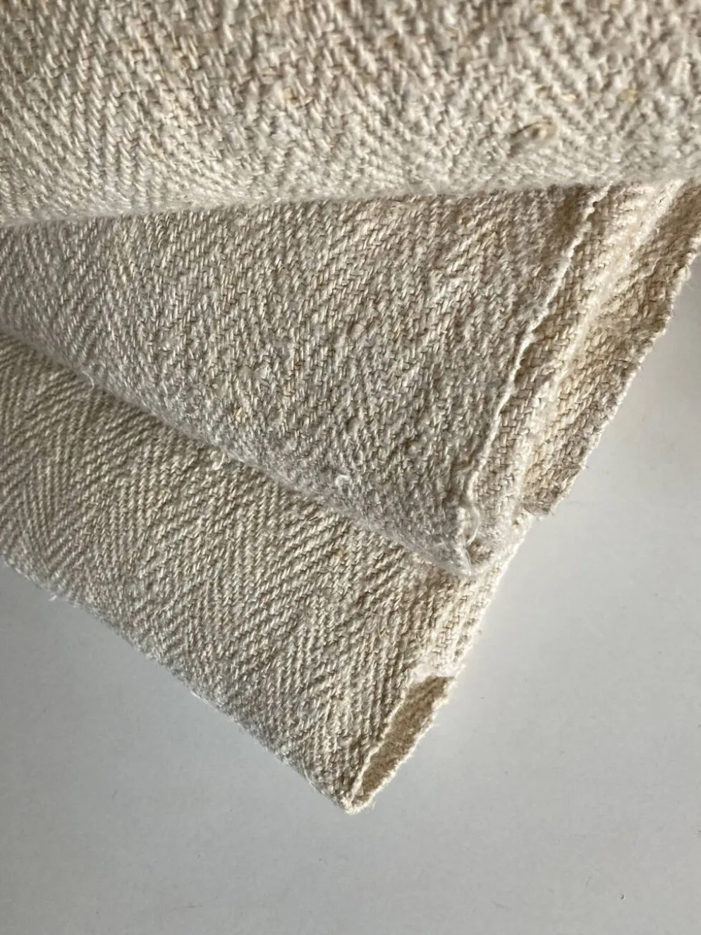 Nappe 5 mètres en toile de chanvre 19e