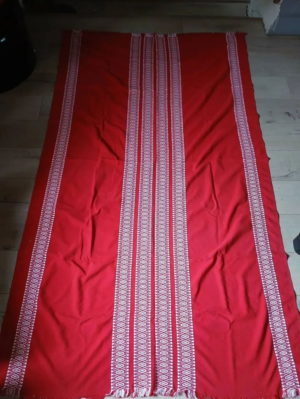 Nappe + 12 serviettes anciennes