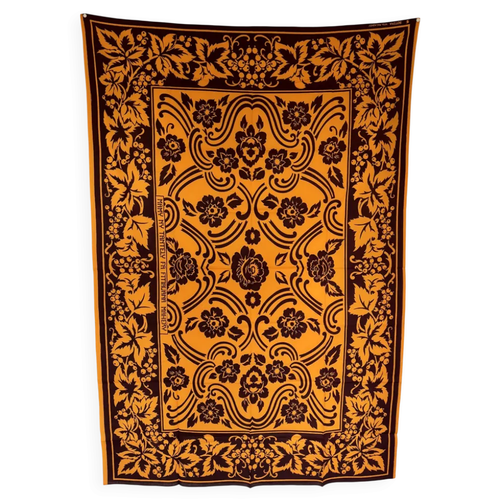 Nappe tenture malgache vintage