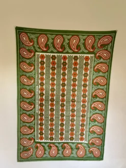 Nappe vintage en tissu malgache