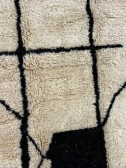 Natura Atlas - Tapis Mrirt sur mesure – Design graphique berbère en laine naturelle