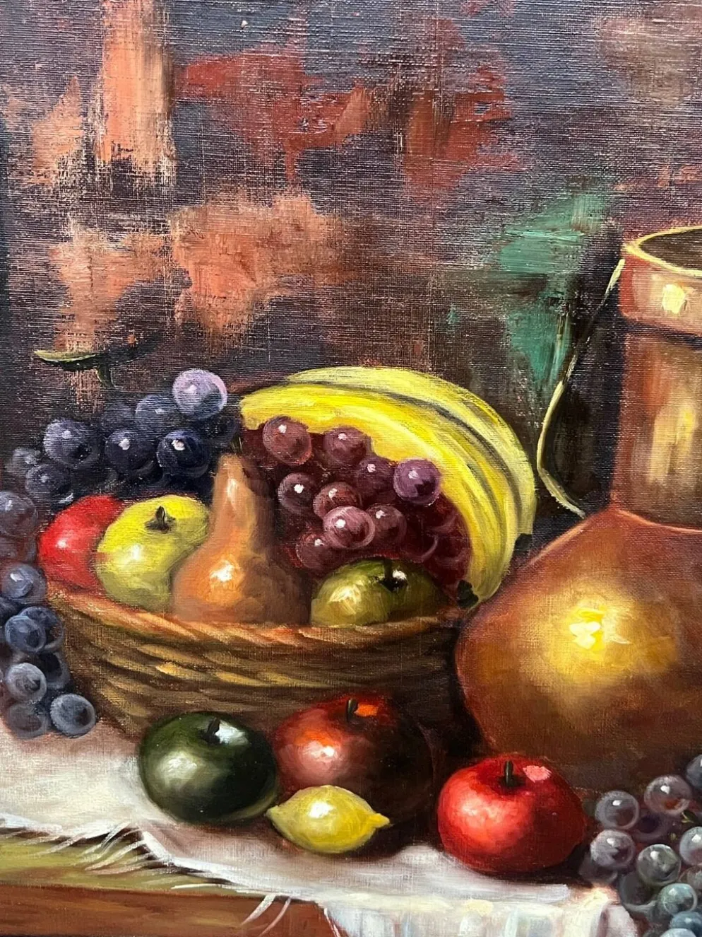 Nature morte avec des fruits.