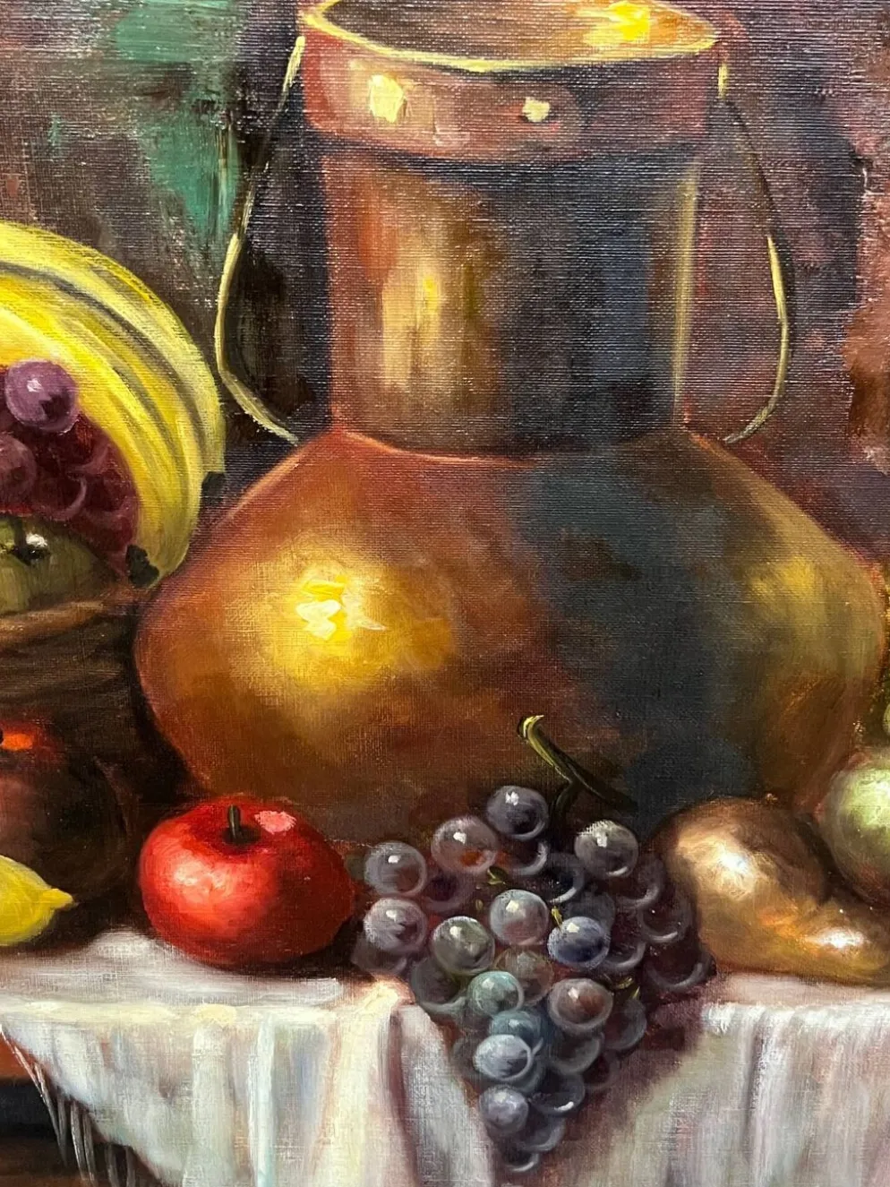 Nature morte avec des fruits.
