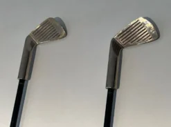 Nécessaire de Feu Modèle Golf en Métal Laqué Noir et Clubs de Golf Chromés