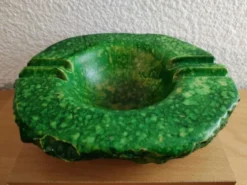 Nécessaire de fumeur en albâtre vert d’Italie, Années 1960