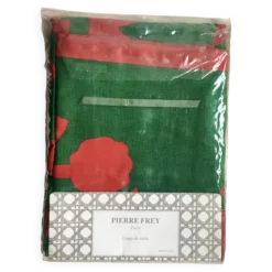 Nouveau nappe Pierre Frey Rouge & Vert 178 x 280 cm
