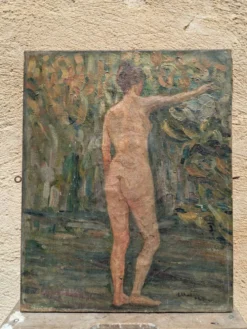 Nu neo impressionniste, Huile sur toile, circa 1920