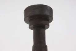 Objet cylindrique en grès brutaliste signé Studio Pottery années 1960