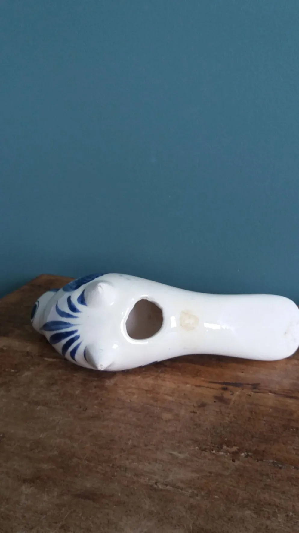 Oiseau en céramique, peint à la main, Mexique