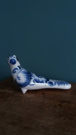 Oiseau en céramique, peint à la main, Mexique