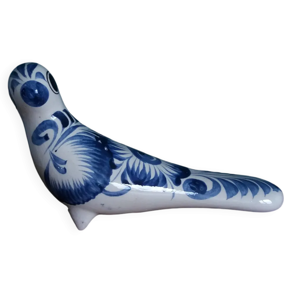 Oiseau en céramique, peint à la main, Mexique