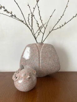 Oiseau en céramique Virebent pique fleurs