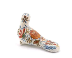 Oiseau folk du Mexique en céramique multicolore, années 70