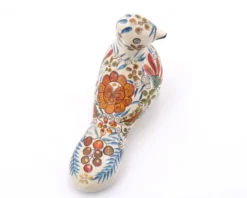 Oiseau folk du Mexique en céramique multicolore, années 70