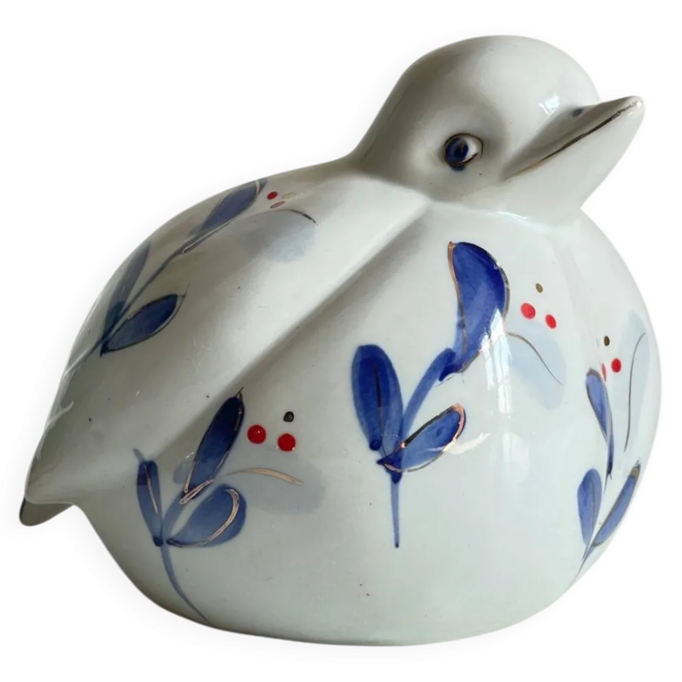 Oiseau porcelaine chinoise vintage