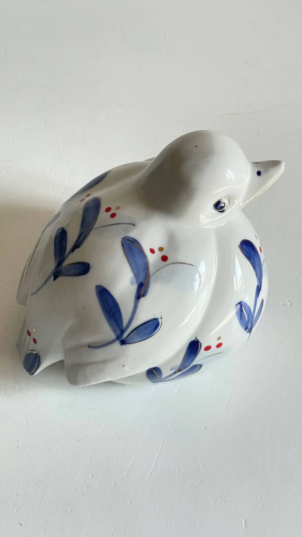 Oiseau porcelaine chinoise vintage