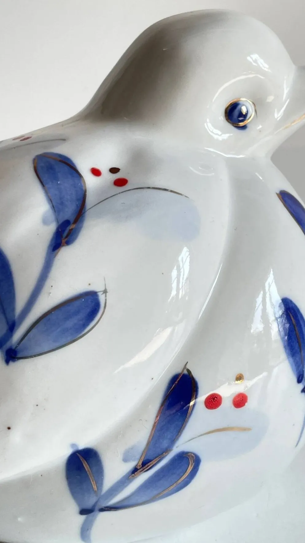 Oiseau porcelaine chinoise vintage